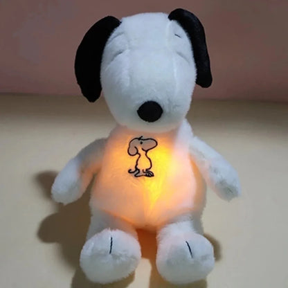 Calming Glowing Snoopy Plush – Breathing Stuffed Animal