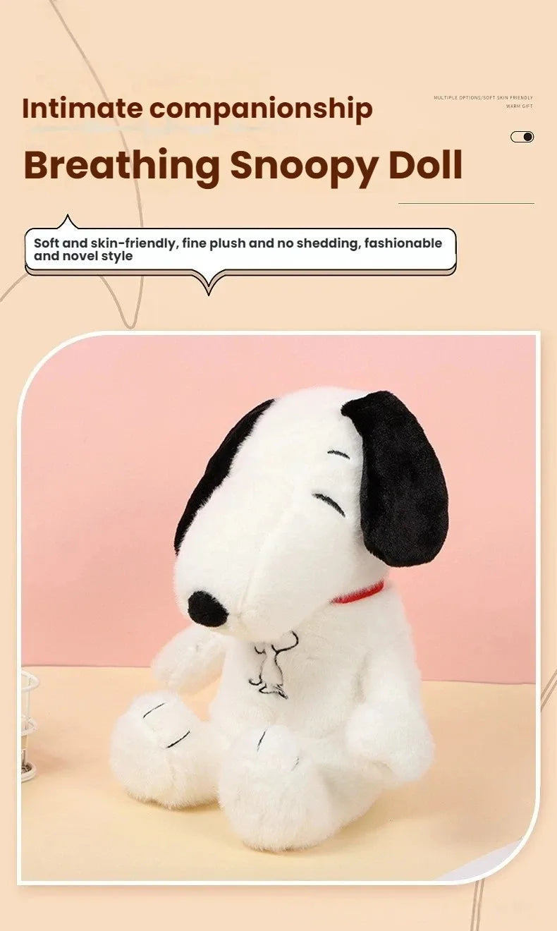 Calming Glowing Snoopy Plush – Breathing Stuffed Animal